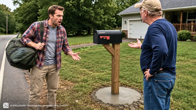 Homeowner Returns From a Camping Trip to Find the Neighbor Poured Concrete and Planted Their Own Mailbox on His Land — Then Learns He Only Asked the Mail Carrier for Permission, Not the Owner