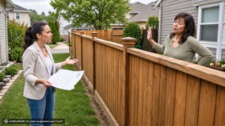 New Homeowner Finds a Fence Built Two Feet Inside Her Own Boundary — Then the Neighbor Says the Lost Strip of Yard Was “Never Really Yours to Begin With”