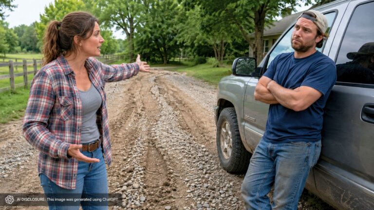 Homeowner Lets a Neighbor Use the Shared Driveway After He Promises to Help With Gravel and a Curfew — Then He Never Contributes a Dime and Keeps Tearing Up and Down It All Hours of the Day