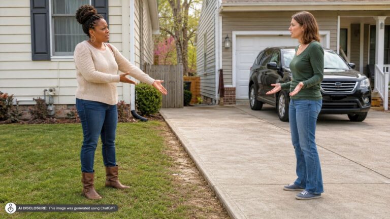 New Homeowner Finds the Neighbor’s Paved Driveway Crossing Three Feet Onto Her Property — Then the Neighbor Says Removing the Slab Would Cost “More Than the Land Is Worth”