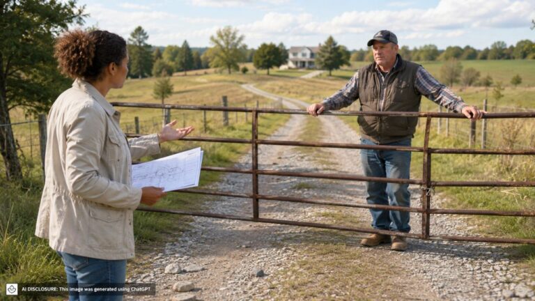 New Landowner Finds a Deeded Right-of-Way Blocked After Thirty Years of Free Access — Then the Neighbor Demands a Yearly Fee to Keep Using It