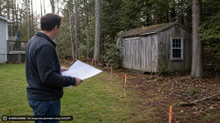 Buyer Closes on a New Build and Finds the Neighbor’s Shed Sitting on the Back Corner of the Land for Twenty Years — Then the Neighbor Says No One Ever Complained Before