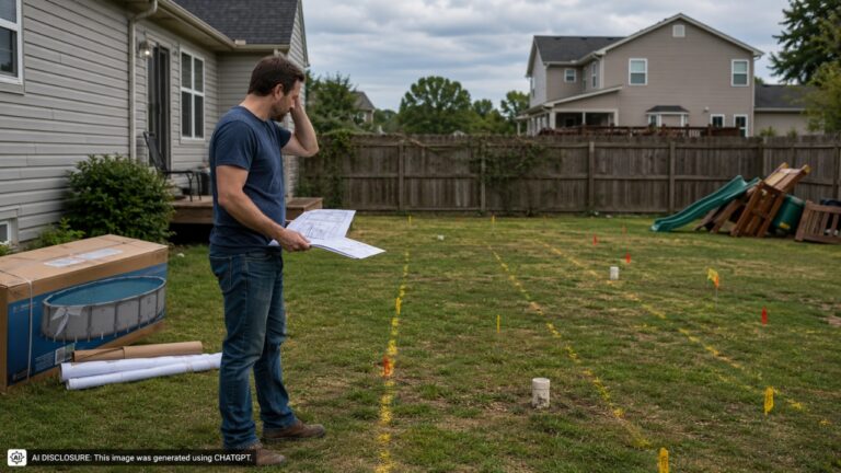 Homeowner Pulls County Septic Plans Before a Yard Renovation and Finds Eighty-Four Feet of the Neighbor’s Leach Field Ending Just Ten Feet From the House — Then Realizes There’s No Room Left for the Pool