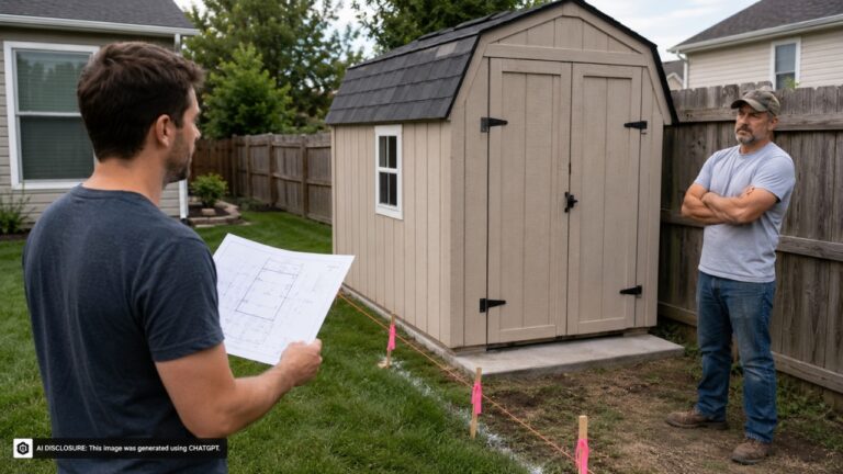 New Homeowner Finds the Neighbor’s Storage Shed Built Three Feet Onto the Property — Then the Neighbor Says the Shed Is “Basically” on the Line