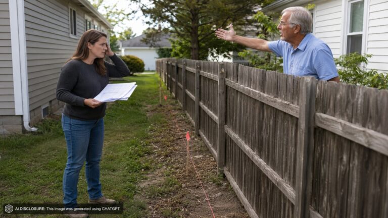 New Homeowner’s Survey Confirms Land West of the Fence Is Hers — Then the Neighbor Insists the Old Fence Line “Automatically” Makes It His