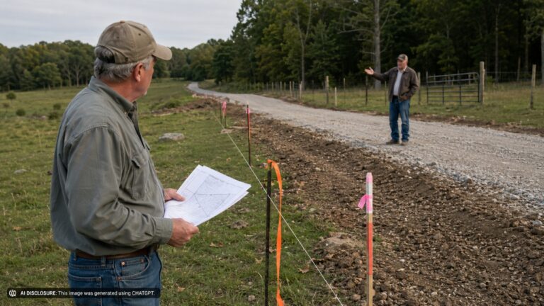 Rural Property Owner Finds a New Gravel Lane the Neighbor Graded Straight Across the Back Forty — Then the Neighbor Says the Access Road Was Already Agreed to Years Ago