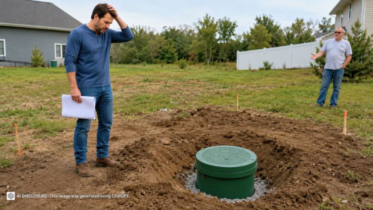 New Landowner Buys a Vacant Lot to Build On — Then Finds the Neighbor Quietly Installed a Septic Tank on the Land