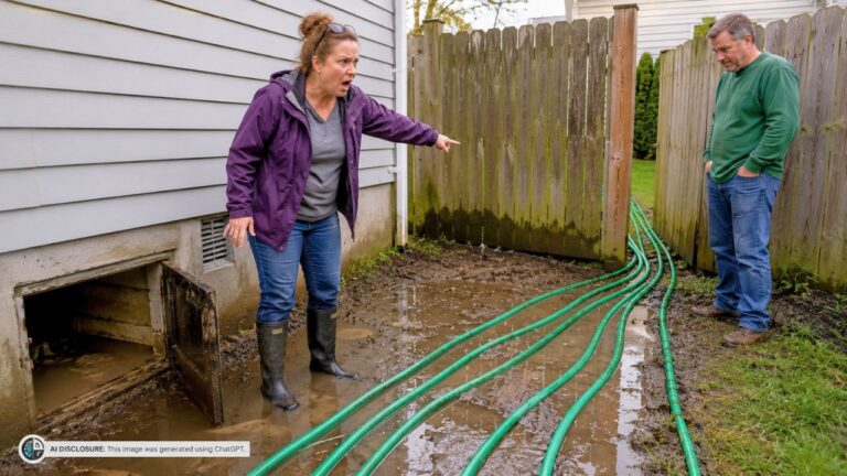 Homeowner Traces a Flooded Crawl Space to Five Garden Hoses Running From the Neighbor’s Yard — Then He Admits to Pumping 12 Million Gallons Onto Her Property
