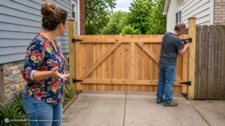New Homeowner Hears Banging and Watches the Neighbor Install a Gate Blocking the Shared Driveway — Then He Refuses to Answer the Door