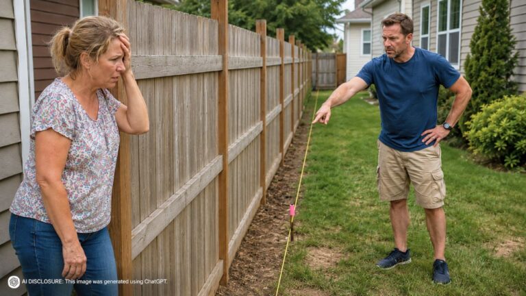 Homeowner Finds Her Own Fence Sits Six Feet Onto the New Neighbor’s Land — Then He Threatens to Sue Unless She Moves It