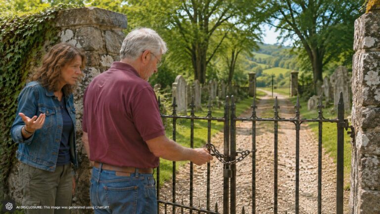 Families Find a Locked Gate Blocking the 165-Year-Old Cemetery Where Their Ancestors Are Buried — Then a Second Neighbor Installs Another Gate Behind It