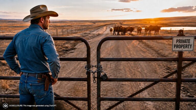 Rancher Finds Locked Gates on the Road to His Livestock After a 66,000-Acre Ranch Sale — Then Sues, Warning the Cattle Could Die of Thirst