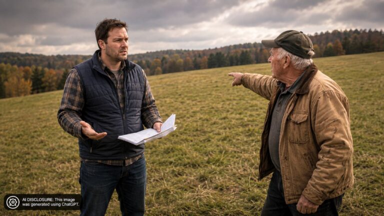 New York Buyer Closes on 30 Acres With a Clear Title Search, Title Insurance, and a Confirming Survey — Then a Neighbor Shows Up Claiming Twenty of the Thirty Acres Are His