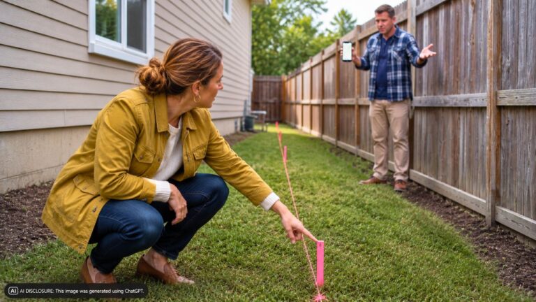 Property Owner Finds Professional Survey Pins Proving a Fence Line — Then the Neighbor’s Only Evidence Is a Google Maps Screenshot