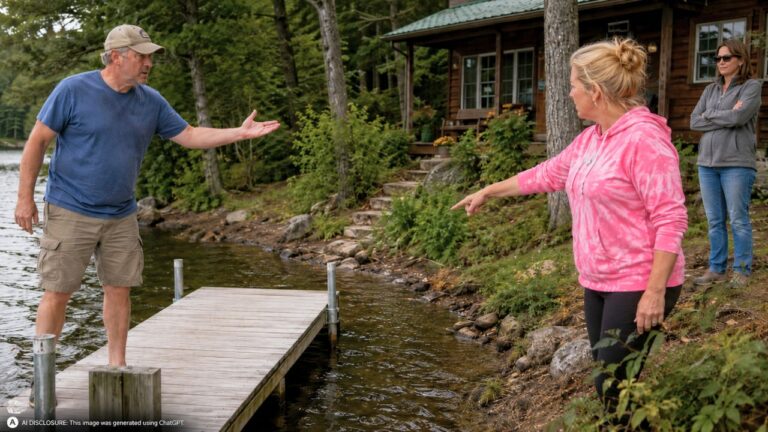 Cabin Owner’s Dock Sits Where It’s Always Been — Then a New Neighbor Demands It Move Nearly Three Feet to Match Her Property Line