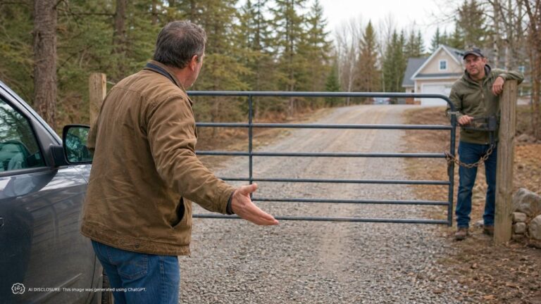 Homeowner on a Private Road Loses Access to Twenty Feet of Land — Then a New Neighbor’s Gate Cuts Off the Right-of-Way