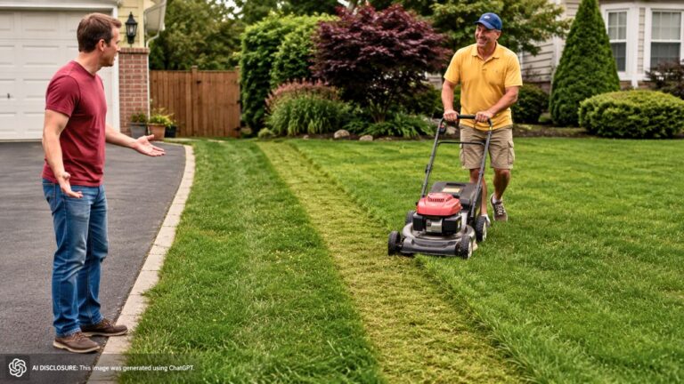 New Homeowner Finds a Friendly Neighbor Intentionally Mowing a Two-Foot Strip of the Yard — Then Realizes It’s Happened Every Week for Six Months