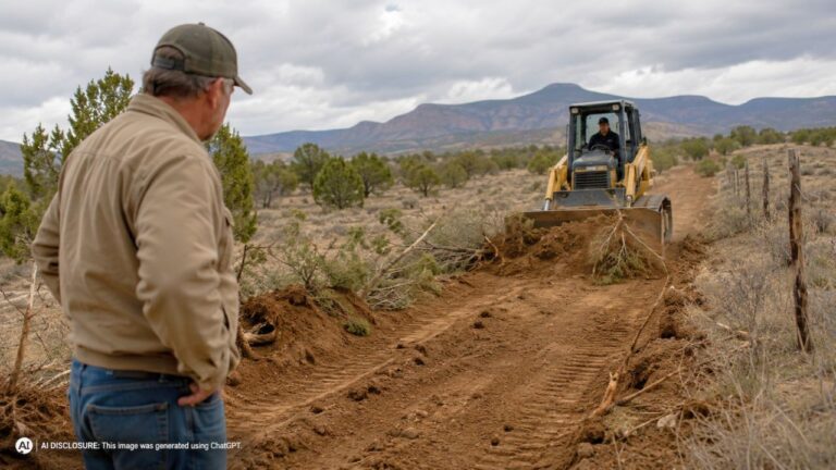 Utah Landowner Watches the Neighbor Grade a Road Across the Disputed Easement, Tearing Out Trees — Then a Judge Issues a Stalking Injunction Against Him