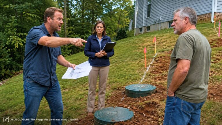 Homeowner’s Survey Reveals a Hillside on Their Land Is Actually the Neighbor’s Septic System Sitting Twenty Feet Over the Line — Then a Year Into the Lawsuit, the Neighbor’s Title Insurance Company Shows Up to Cover Itself