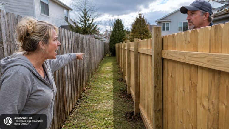 Homeowner Finds a Neighbor Dug Up Old Fence Posts to Close Off a Four-Foot Maintenance Gap Between the Fences — Then Loses Access to Her Own Side