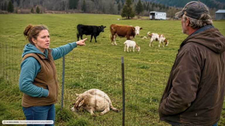 Rural Oregon Property Owner Watches a Neighbor’s Cattle and Goats Roam Onto Her Fourteen-Acre Horse Pasture for Over Two Years — Then Learns One of the Goats Died of Apparent Neglect While Left Unconfined
