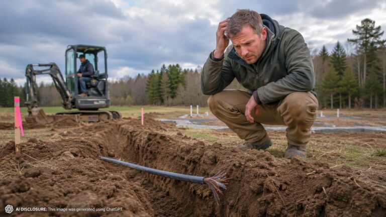 New Homeowner Breaks Ground on Family Land Owned for Generations — Then Digging Severs an AT&T Line With No Recorded Easement Anywhere