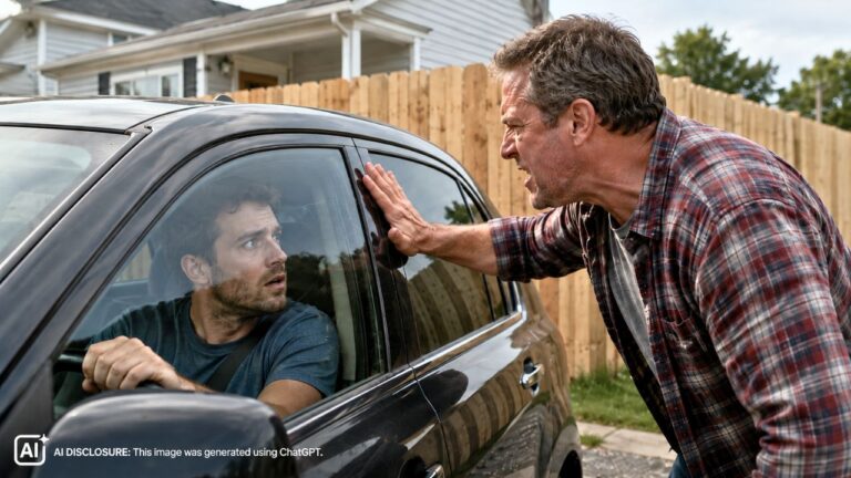 New Homeowner Builds a Code-Compliant Privacy Fence Around His First House — Then a Neighbor Starts Banging on His Car Window Before He Can Even Park, Furious About It