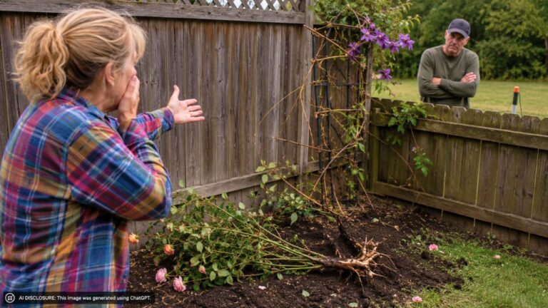 Homeowner Finds a New Neighbor Tore Out a Rose Bush and Trellised Clematis They’d Tended for Years — Then Learns the Backyard Fence Was Never on the Real Property Line Either