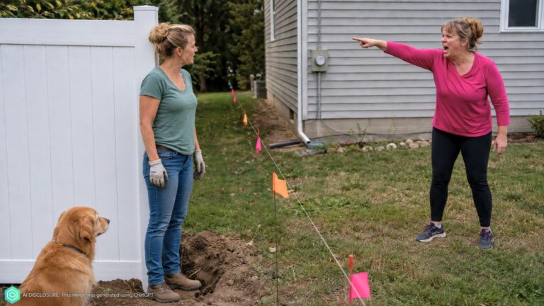 Homeowner Tries to Install a Privacy Fence on a Newly Surveyed Half-Acre — Then the Neighbor’s Own Attorney Tells Her to Let a Surveyor Mark the Line and She Refuses