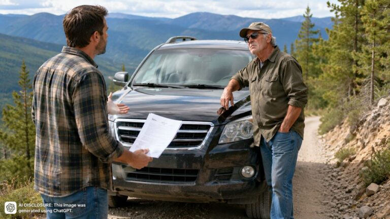 New Landowner With Deeded Access to Six Acres on a Mountaintop Finds the Road Blocked by a Neighbor’s Parked Car — Then He Refuses to Move It