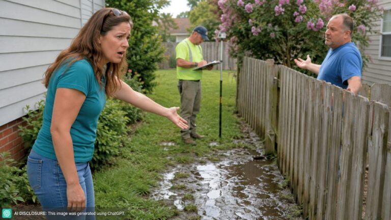 New Homeowner Reports Sewage Leaking From the Neighbor’s Septic System Onto Their Land — Then the Neighbor Blames Their Lawnmower and a Surveyor Finds the Easement Was Never Actually Filed