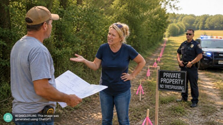 Landowner Finds a Two-Acre Parcel Landlocked Inside His Property With a Twenty-Foot Easement — Then His Contractor Strays Across It and the Neighbors Call Police