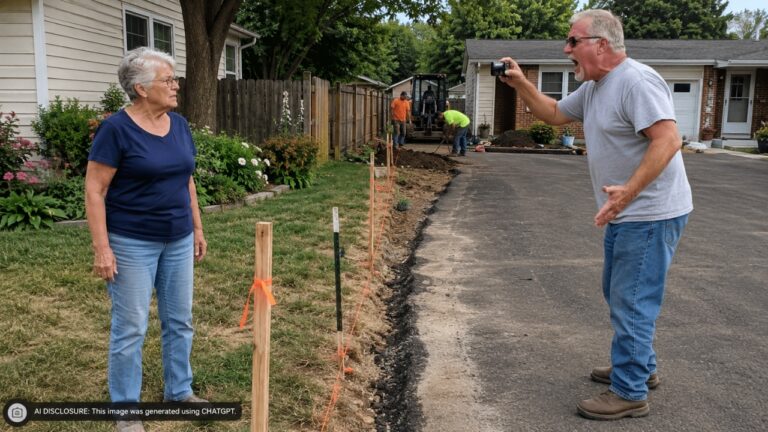 74-Year-Old Homeowner Lets a Neighbor Expand His Driveway Into Her Front Yard on the Condition He Pays for It — Then He Offers Her $1 to Buy the Strip Back and Shows Up With a Video Camera Screaming She’s “Cruel”