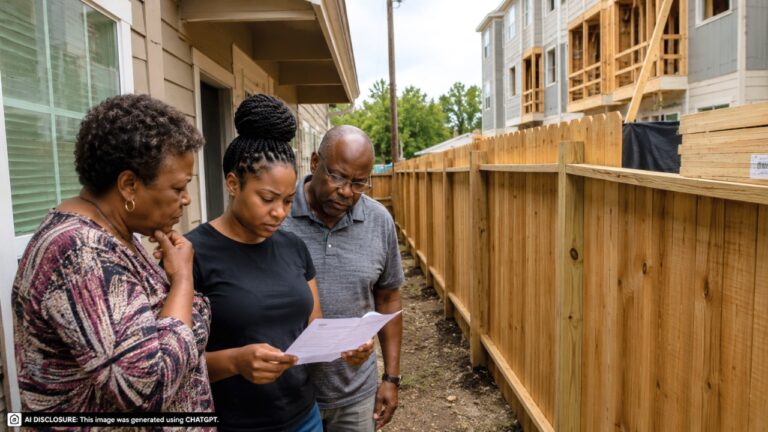 Family Finds the Developer Next Door Moved the Fence Line Closer to Their House — Then They Get an Eviction Notice for Their Own Home