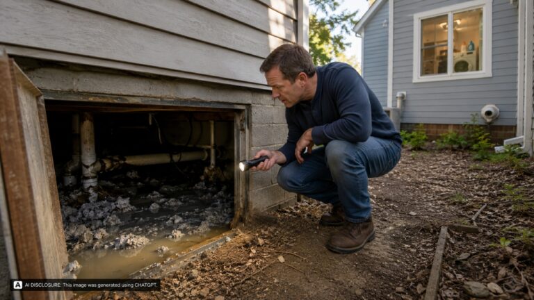 Homeowner Solves a Years-Long Mystery of Dryer Lint in the Crawl Space — Then Finds the Neighbor’s Sewer Line Backs Up Into It Every Time They Do Laundry