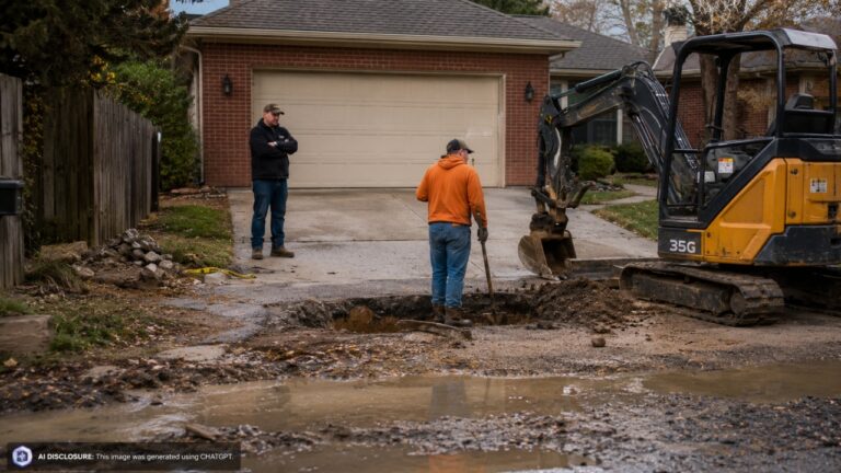 Homeowner’s Water Line Easement Runs Under the Neighbor’s Driveway — Then He Blocks Repair Crews for Weeks, Leaving the House Without Water