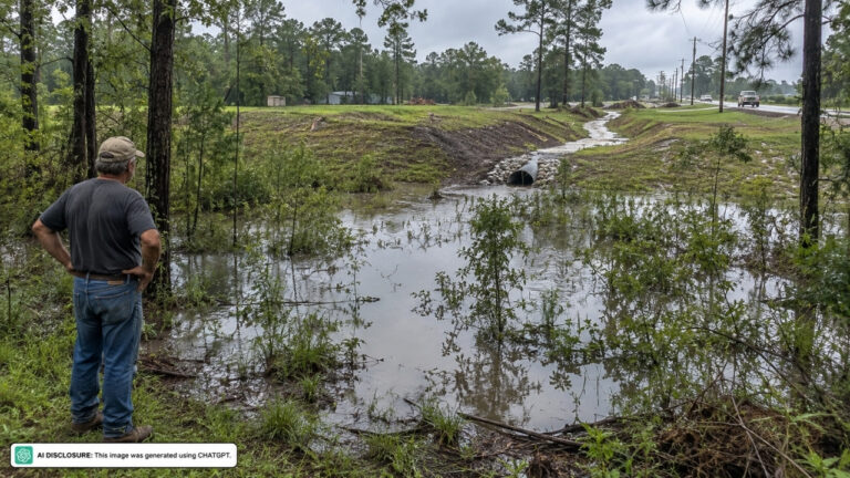 Landowner’s Thirty-Five Acres Begin Flooding After the Tract to the North Changes Its Drainage — Then a Court Rules He Waited Too Long to Sue