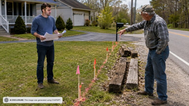 New Homeowner of Six Months Finds a Survey Disproving the Neighbor’s Property Line Story — Then He Still Blames a County Right-of-Way Move From 2010