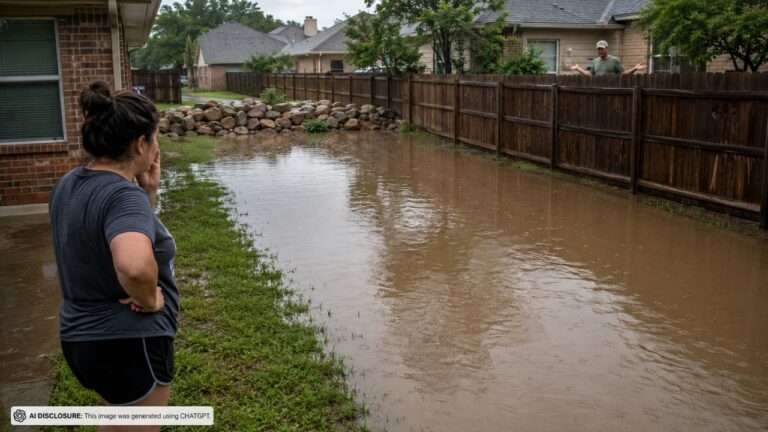 Texas Homeowner Watches the Yard Flood Waist-Deep After the Neighbor Dams the Drainage Ditch With Rocks — Then Blames It on the ‘Army Corps of Engineers’
