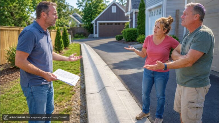 Homeowner Wins a Trespass Judgment Over Curbing Installed in the Shared Easement — Then the Neighbors Argue Removing It Would Cost Too Much