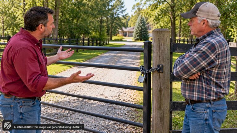 Landowner Asks His Brother to Move the Gate Blocking the Deeded Right-of-Way — Then a Judge Calls the Lock a ‘Minimal Inconvenience’ and Dismisses