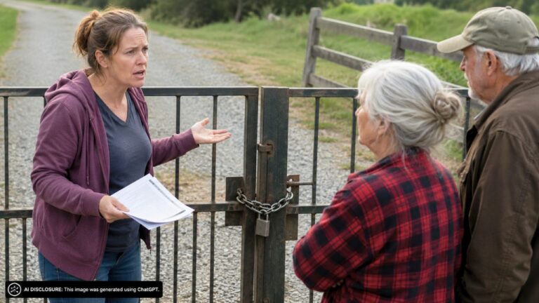 Homeowner Asks a Court to Make the Neighbors Lock the Gate on Her Own Land — Then the Judge Bars Her From Locking It