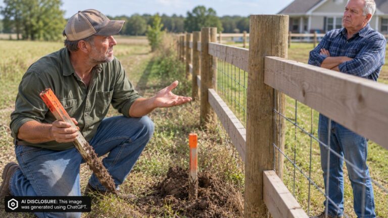Landowner Says a New Fence Cost Him an Acre Worth $12,000 — Then He Claims the Survey Markers Were Deliberately Pulled Out Twice