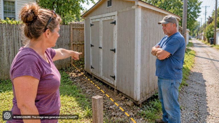Property Owner Finds the Shed Encroaching Past the Line and Onto the Alley — Then the Court Rules It Cannot Prove Twenty-One Years of Possession
