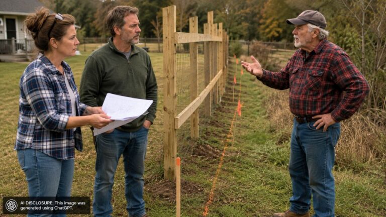 Landowners Survey and Move the Fence Lines to Match Their Deed — Then the Neighbor Testifies He Respected the Old Boundary for Forty-Five Years