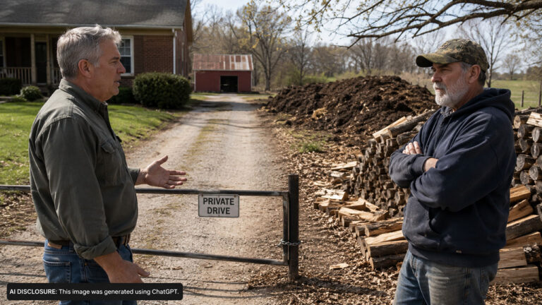 Homeowner Finds the Neighbor Storing Manure and Chopping Firewood Along the Driveway He Uses — Then the Court Rejects His Claim to a Prescriptive Easement