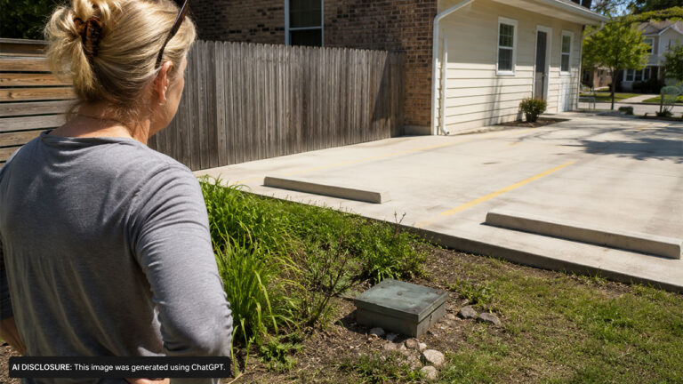 Homeowner Finds the Neighbor’s Concrete Parking Lot Sitting on Her Underground Utility Easement — Then the Court Rules Equity Bars Her From Using the Easement