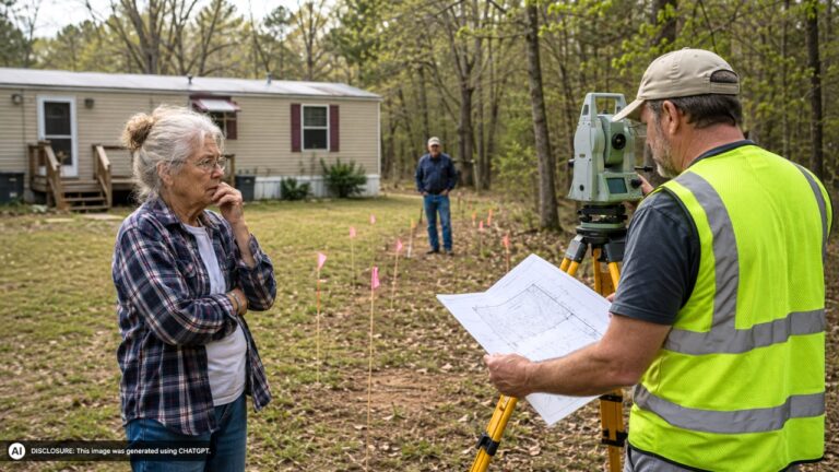 Landowner Surveys Sixty-Five Acres for a Quiet-Title Suit — Then Finds the Neighbor’s Deed Describes Land Two Hundred Yards South of Where She Actually Lives
