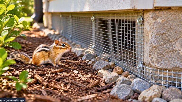 What Actually Keeps Chipmunks Out of a Foundation